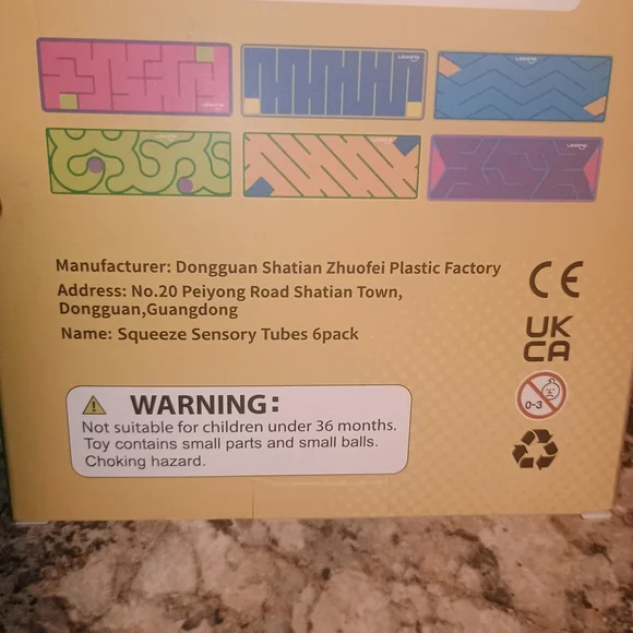 Squeeze Sensory Tubes - Colorful Kids Toy - Picture 2 of 2